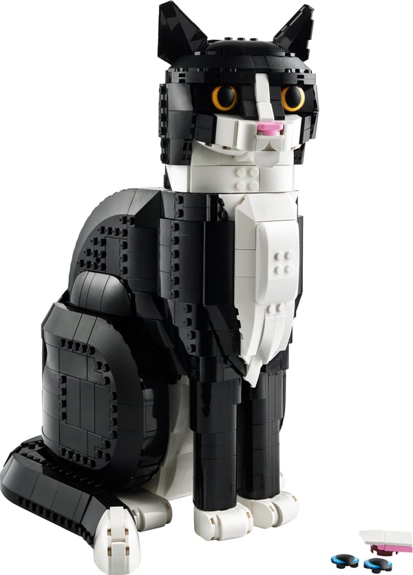 LEGO Ideas Svartvit katt, Presentidé för djurälskare 21349
