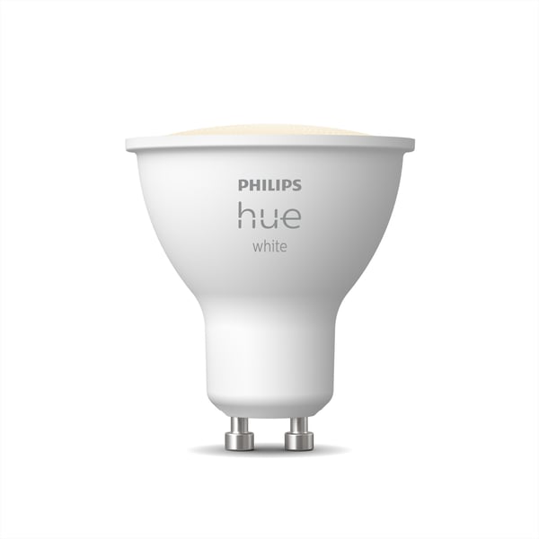 Philips Hue -LED-smartpære, BT, Hvid, GU10, 4,2 W, 1-pak