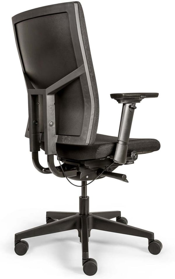 TC FREE 787 Comfort -arbetsstol, svart
