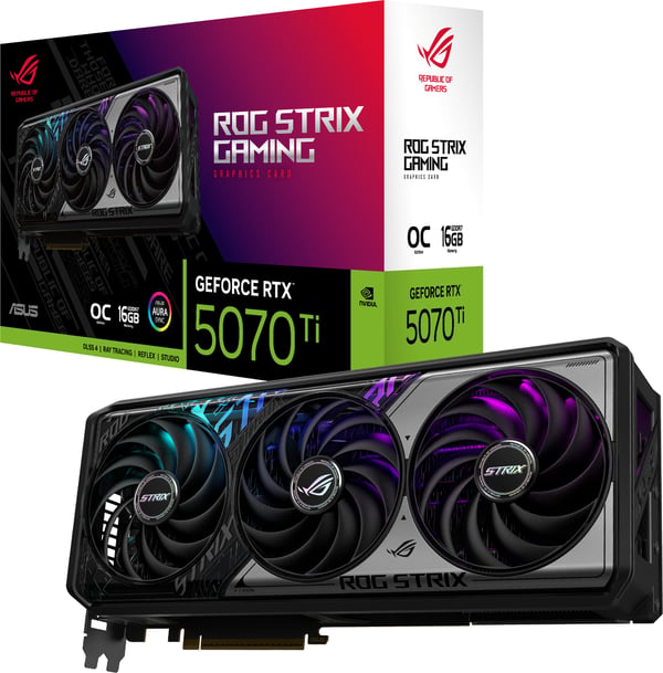 Asus ROG Strix RTX 5070 Ti 16GB GDDR7 grafikkort