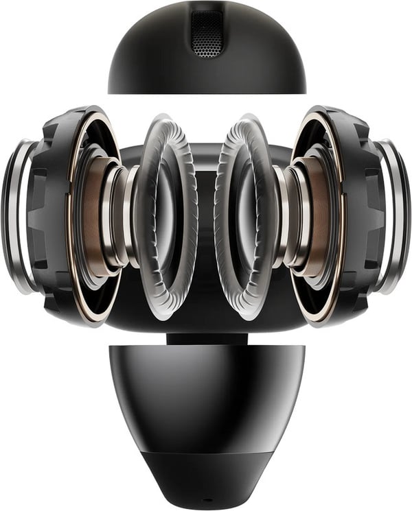 Shokz OpenDots One napphörlurar, svart