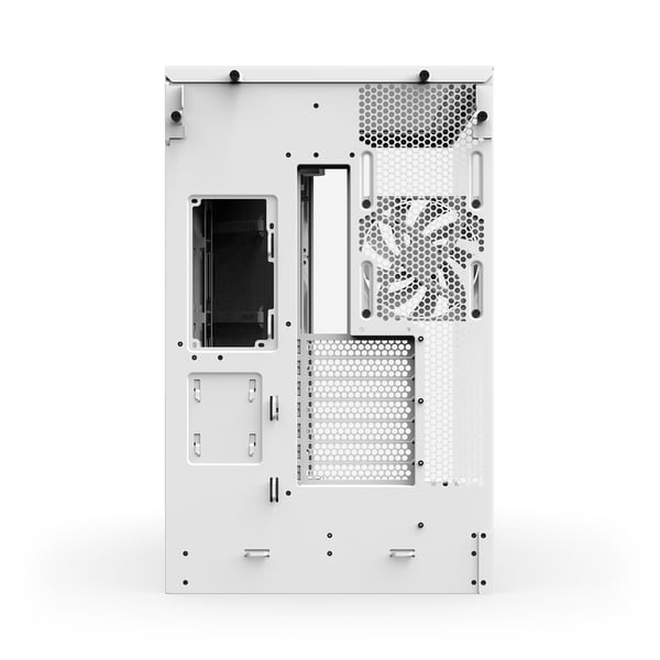 NZXT H9 Flow (2025) ATX-chassi, vitt
