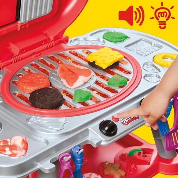 PLAY-DOH Glödande grill, modellera set