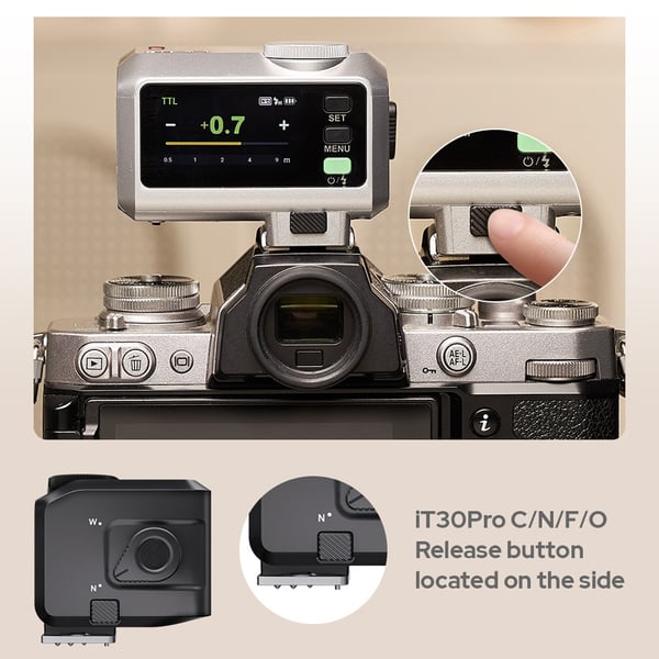 Godox iT30Pro N Svart iFlash TTL batteriblixt