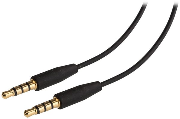 Goobay 4pin 3,5 mm han - 3,5 mm han -hovedtelefonkabel, 3 m