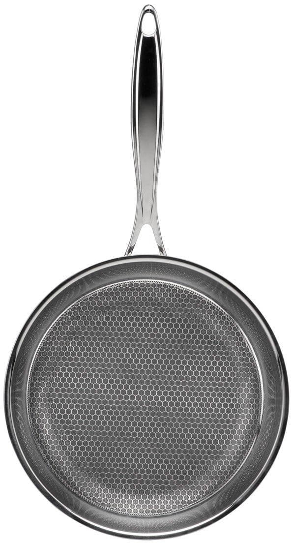 Heirol Pro Steelsafe -stegepande, rustfrit stål + non-stick belægning, 24 cm
