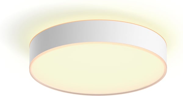 Philips Hue Devere hvid ambiance - smart loftlampe, M-størrelse, IP44, hvid