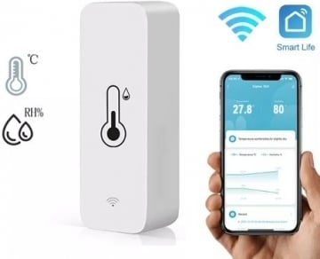 Tuya TH-01 trådløs WiFi temperatur- og fugtighedsmåler