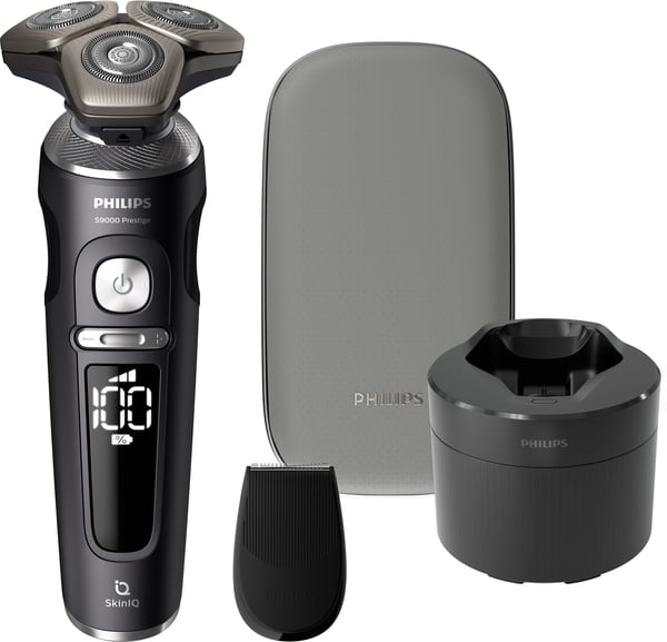 Philips Shaver S9000 Prestige SP9840/32 - barbermaskine med rengøringsstation