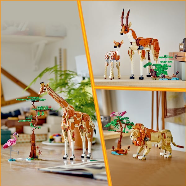 LEGO Creator Vilda safaridjur 3-i-1-set 31150