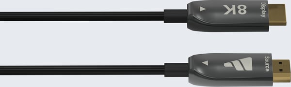 Fuj:tech HDMI 2.1 8K Ultra High Speed fiberkabel, 15 m