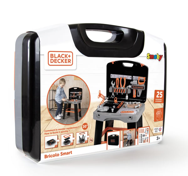 Smoby Black & Decker Bricolo Smart - Samleskab arbejdsbord