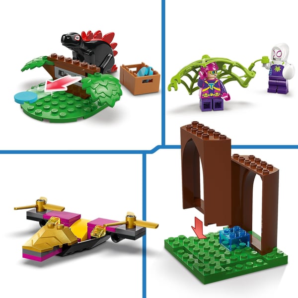 LEGO Superhelte Marvel 11200 – Edderkoppens og Goblinens luftkamp ved træhytten