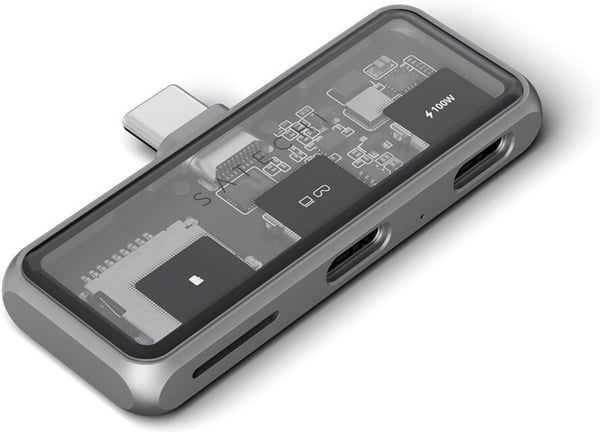 Satechi Mobile XR - USB-C-hub med microSD-læser, stjerneskærm