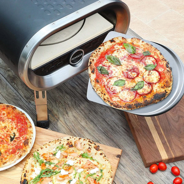 Revolve pizzaugn, gasdriven