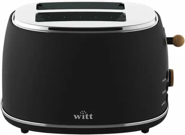 Witt Premium Wood brödrost, svart