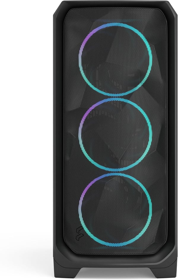 Fractal Design Meshify 3 Svart RGB TG Ljus Ton ATX-chassi