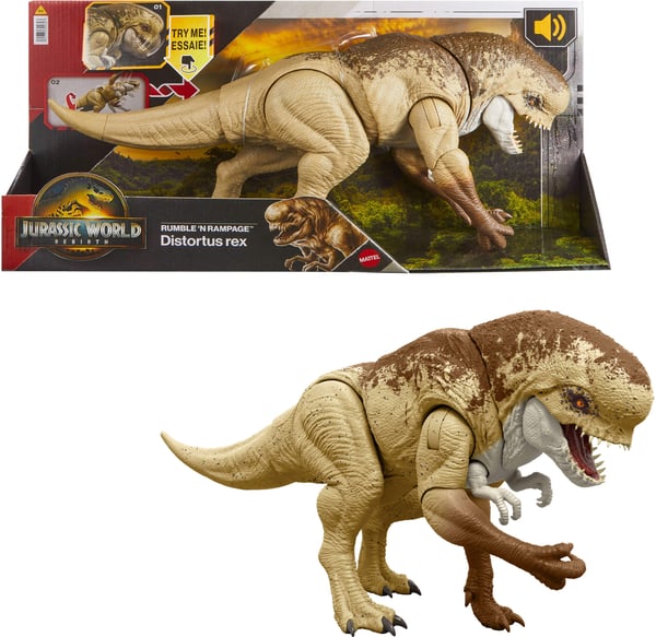 Jurassic World Rebirth Skurk-dinosaurie med ljud