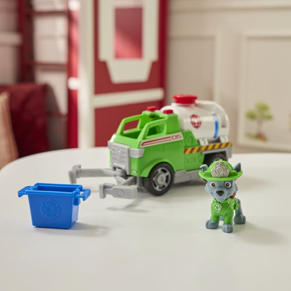 Paw Patrol Brandräddning, Rocky och fordon