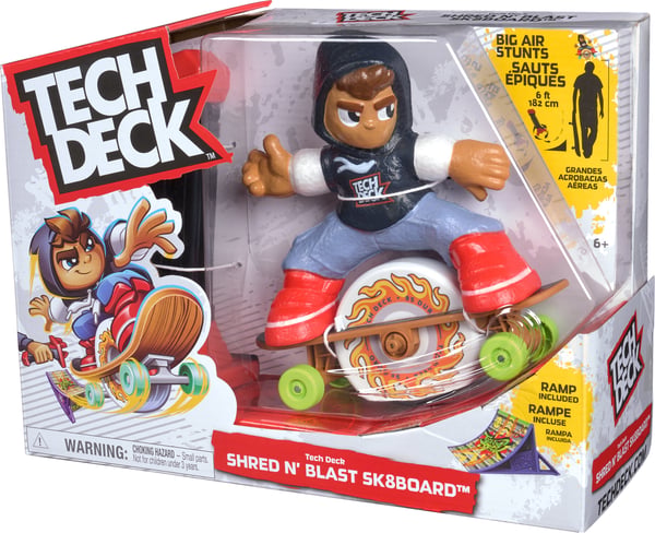 Tech Deck Ted Shred N' Blast, Skateboard svänghjul