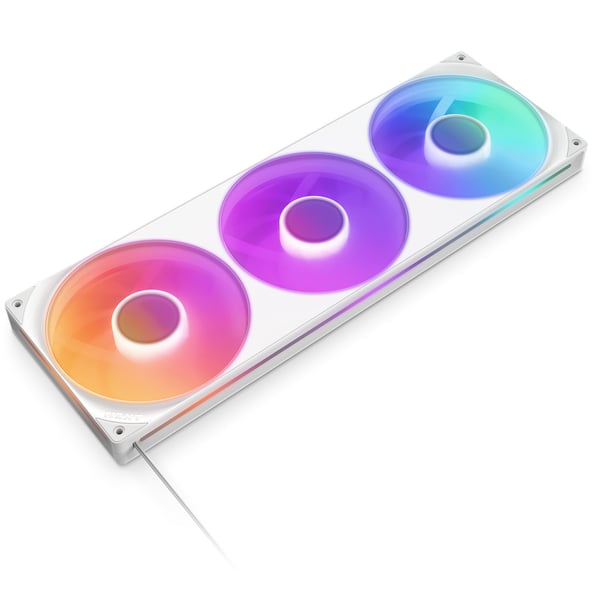 NZXT F420RGB Core Fläkt (Enkel Ram) chassifläkt, 140 mm, vit