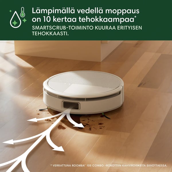 Roomba Max 705 Combo-robot + AutoWash-docka, vit