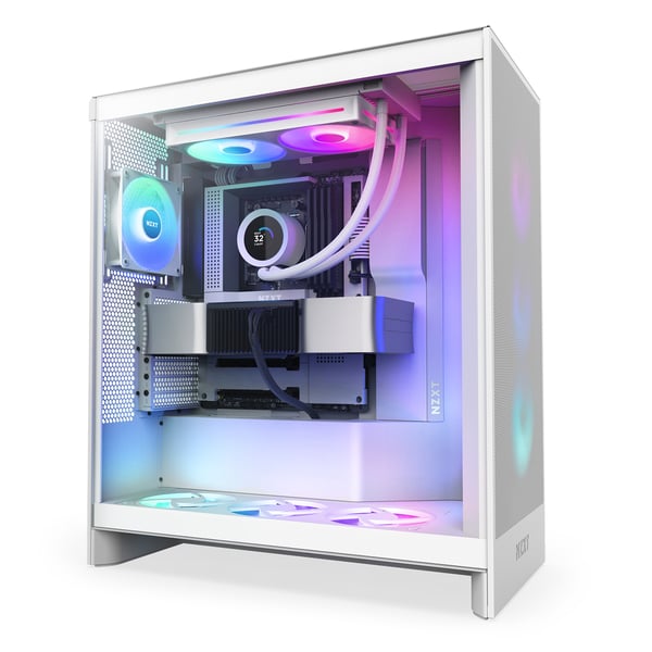 NZXT Kraken Plus 240 RGB vätskekylningssystem, vitt