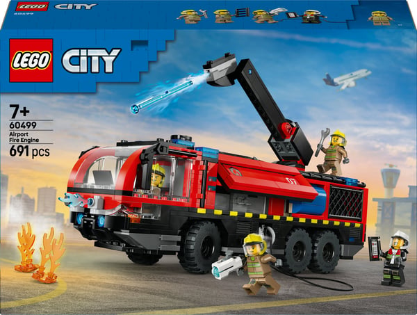 LEGO City Fire 60499 Flygplatsens brandbil