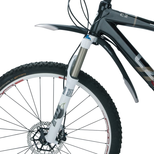 Topeak DeFender M1 framskärm, 26-27,5" svart/silver