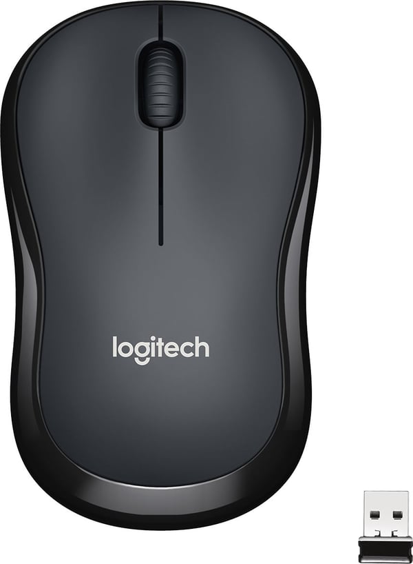 Logitech M220 Silent -mus, kulgrå
