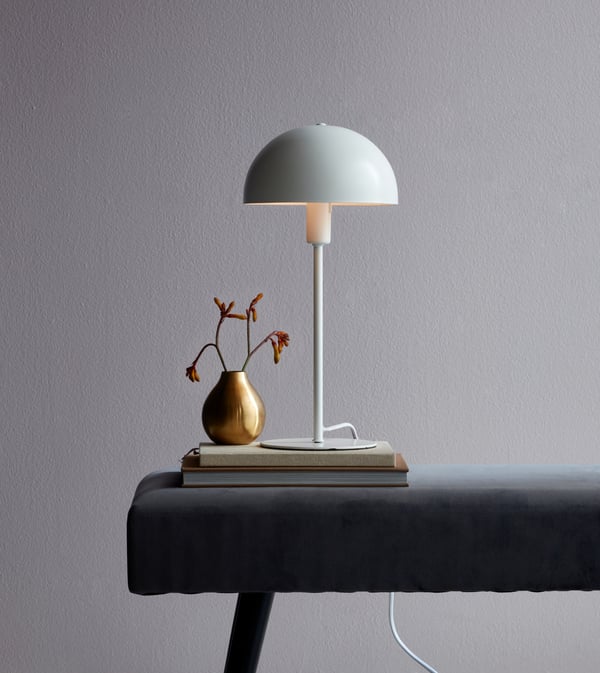 Nordlux Ellen -bordslampa, E14, vit