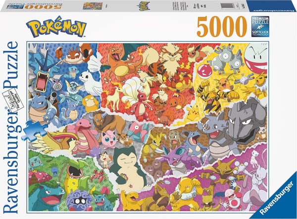 Ravensburger Pokemon Allstars -pussel, 5000 bitar