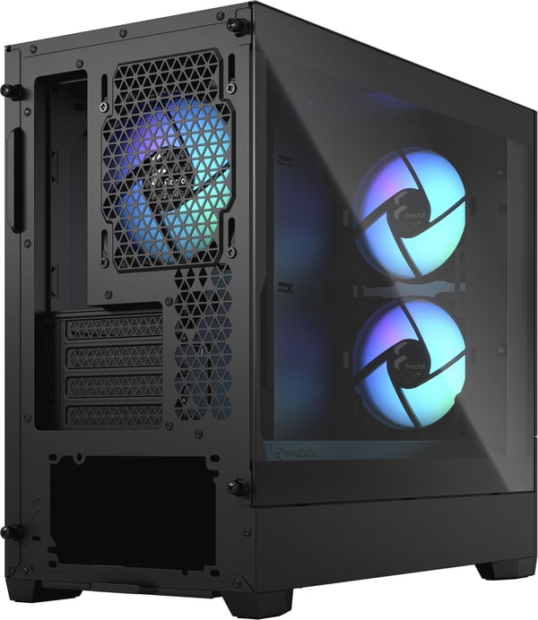 Fractal Design Pop Mini Air RGB Sort TG Mini-ITX-kabinet med vindue, sort