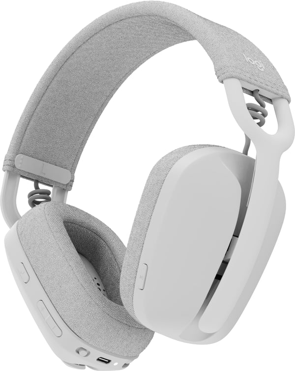 Logitech Zone Vibe 100 trådløse hovedtelefoner, hvid