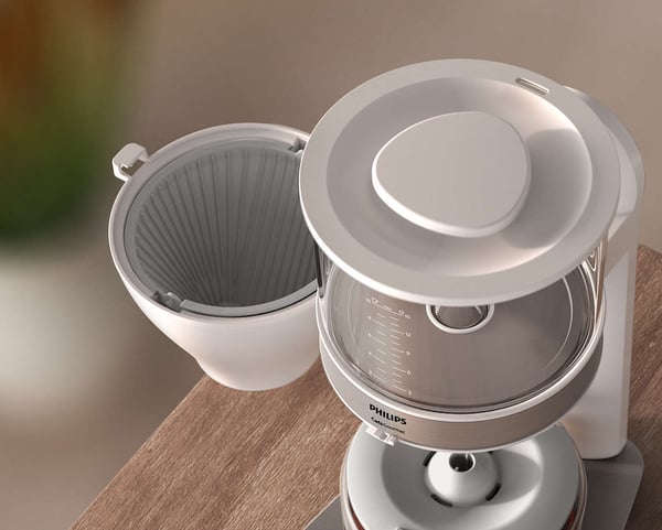 Philips HD5416/00 Café Gourmet-kaffemaskine, hvid