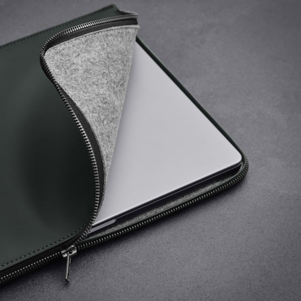 Woolnut Coated Folio -beskyttelsesetui til 16" MacBook Pro, grøn