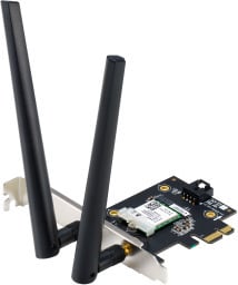 Asus PCEAXE5400 PCIEWiFi 6adapter og Bluetooth 5.2adapter