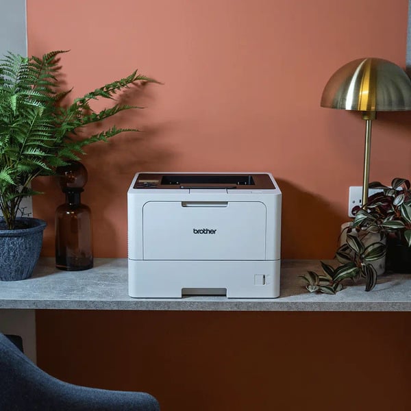 Brother HL-L5210DW - trådløs A4-sorte/hvide laserskriver til professionelt brug