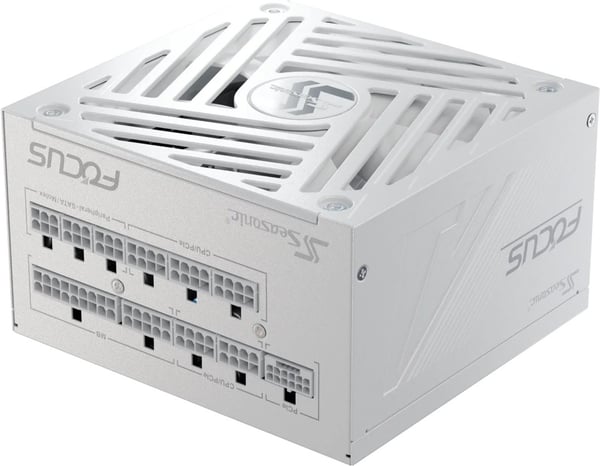 Seasonic FOCUS GX-850 ATX 3.1 (2024) -strømforsyning, hvid, 850 W
