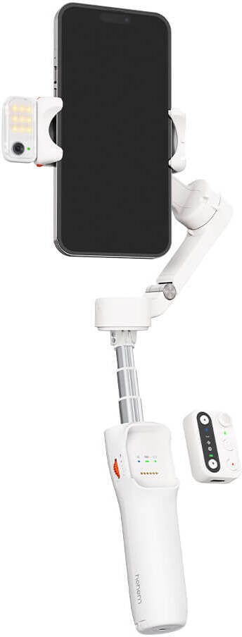 HOHEM iSteady V3 AI Kit gimbal til mobiltelefon, hvid