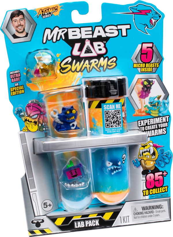 MrBeast Lab Swarms Atomic S2 - 5 figurer, assorterad