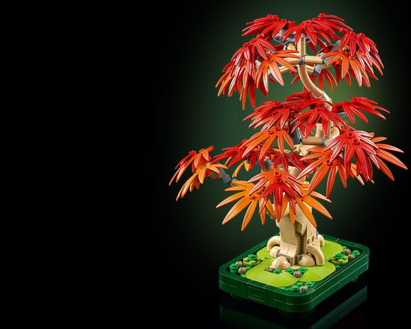 LEGO Botanicals 10348 Rödbladig japansk lönn-bonsaiträd