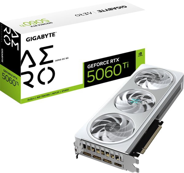 Gigabyte RTX 5060 Ti AERO OC 8 GB grafikkort