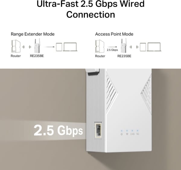 TP-Link BE3600 WiFi 7-förstärkare