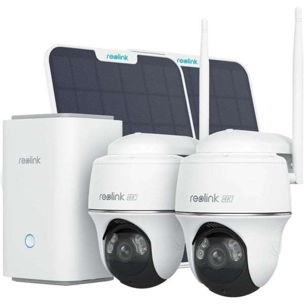 Reolink Home Hub Kit övervakningssystem, Home Hub + 2 x Argus PT Ultra med solpanel