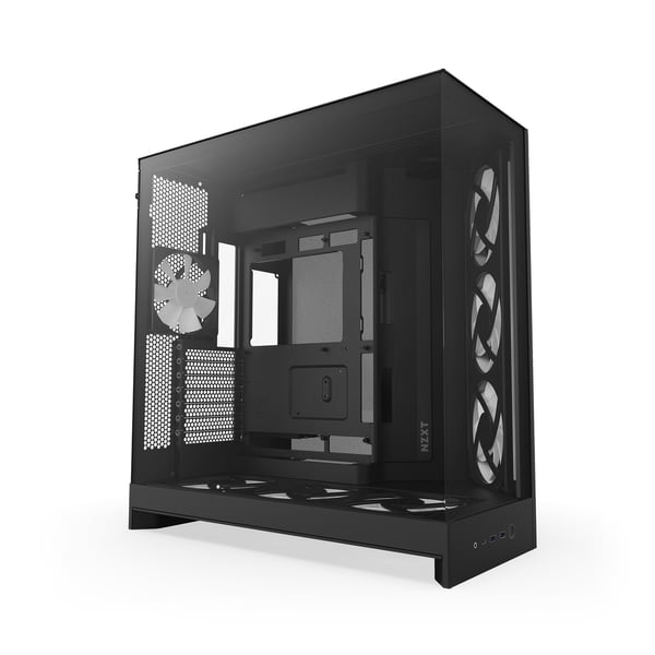 NZXT H9 Flow RGB+ (2025) ATX-chassi, svart
