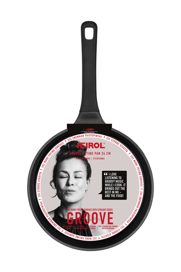 Heirol Groove stekpanna, 24 cm