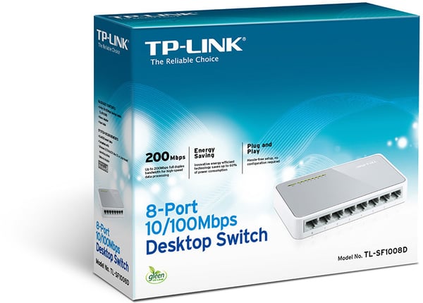 TP-LINK TL-SF1008D 8-portars switch