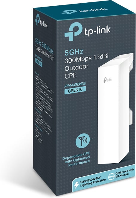 TP-LINK CPE510 4-i-1 PoE-accesspunkt för utomhusbruk