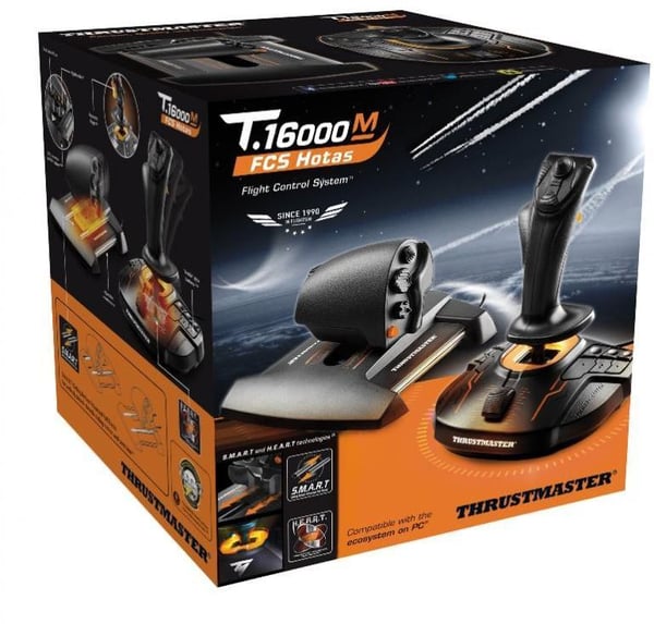 Thrustmaster T16000M FCS HOTAS-spelkontrollset, PC